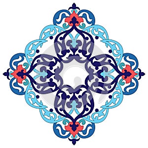 Antique ottoman turkish pattern vector design two photo