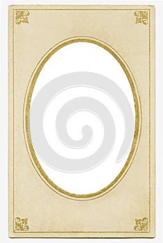 Antique Oval Frame