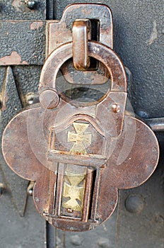 Antique padlock