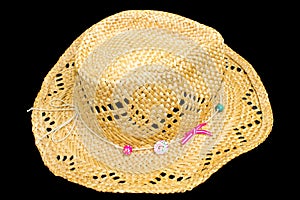 Antique panamanian straw hat