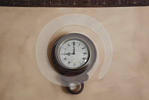 Antique pendulum wall clock