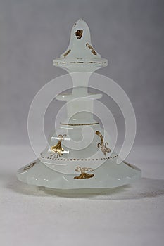 Antique perfume bottle 1840 - 1850 white