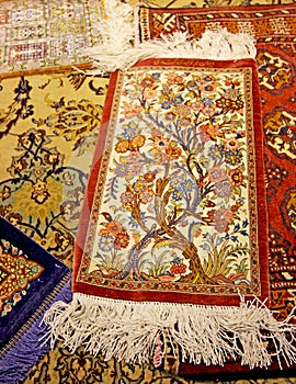 Antique Persian Carpet in Isfahan,Iran.