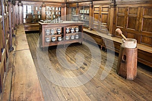 Antique pharmacy laboratory