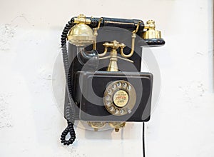 Antique phone can also operate.