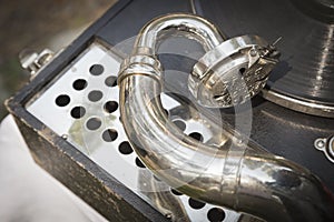 Antique Phonograph Record Player