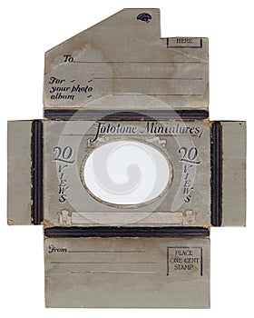 Antique Photo Envelope photo