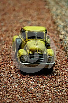 Antique pick-up car miniature