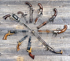 Antique Pistol Collection.