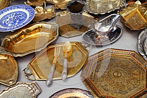 Antique Platters and Trays