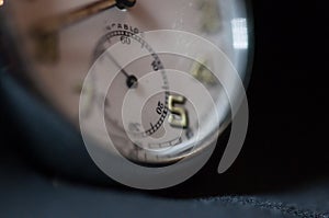 Antique pocket watch close-up