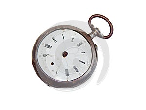 Antique pocket watch, Dial without arrows