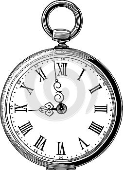 Antique pocket watch photo