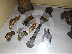 Royal Emblem and seal In Thanjavur Palace and museum ,Tamilnadu,India