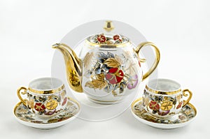 Antique porcelain tea img