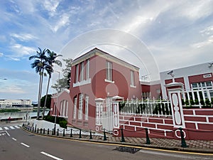 Antique Portuguese Architecture Colonial Macau Heritage Building Sai Van Mansion Colina da Penha Hill Coastline Luxury Lifestyle photo