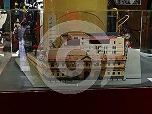 Antique Portuguese Macao Firefighters Flag Signage Macau Fire Services Museum Corpo de Bombeiros Municipais Macau Fire Department