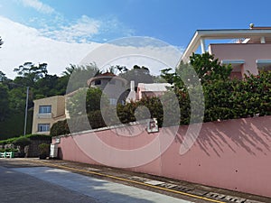 Antique Portuguese Modernism Architecture Colonial Macau Heritage Building Sai Van Mansion Colina da Penha Hill Luxury Lifestyle photo