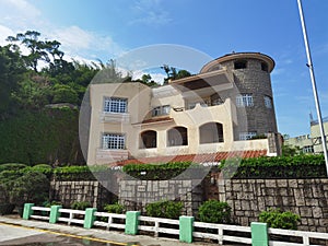 Antique Portuguese Modernism Architecture Colonial Macau Heritage Building Sai Van Mansion Colina da Penha Hill Luxury Lifestyle photo