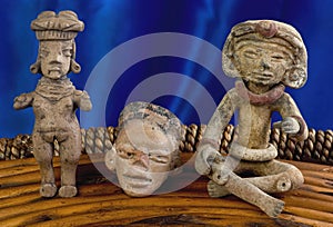 Antique Pre Columbian Figures