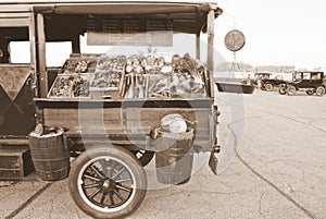 Antique Produce Vending Truck