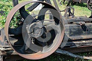 Antique pulley