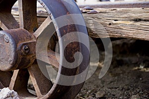 Antique Railroad Flatcar