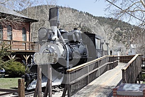 Antique Railroad Train in Colorado