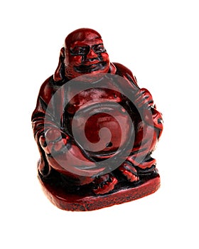 Antique Red Budda statue