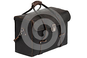 Antique retro leather camera bag vintage style