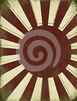 Antique Rising Sun Background