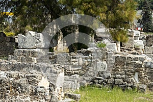 Antique Roman ruins in Tyre - Sour - in  Lebanon