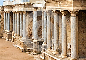 Antique Roman Theatre in Merida