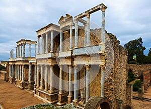 Antique Roman Theatre. Merida