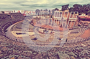 Antique Roman Theatre. Merida