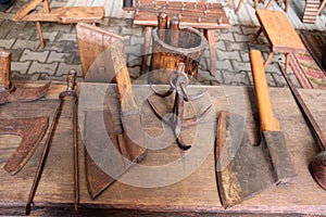 Antique romanian old objects