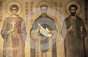 Antique Russian orthodox icon