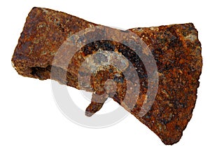 Antique rusty axe