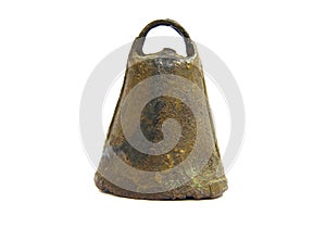 Antique and rusty cowbell photo