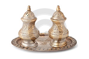 Antique salt and pepper