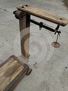 Antique scale