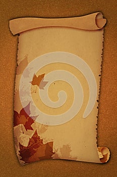 Antique scroll background