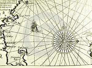 Antiquität das Meer oder diagramm 