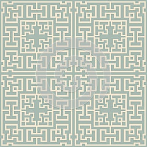 Antique seamless background Square Geometry Cross Tracer Frame