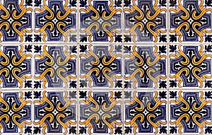 Antique Seamless Portuguese Tiles