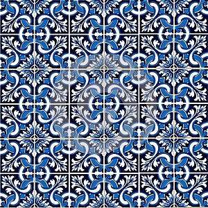 Antique Seamless Portuguese Tiles