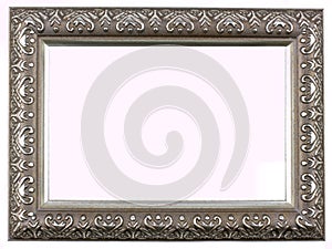 Antique silver picture frame