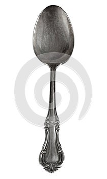 Antique silver spoon.