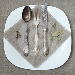 Antique Silver Tableware