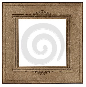 Antique square photo frame